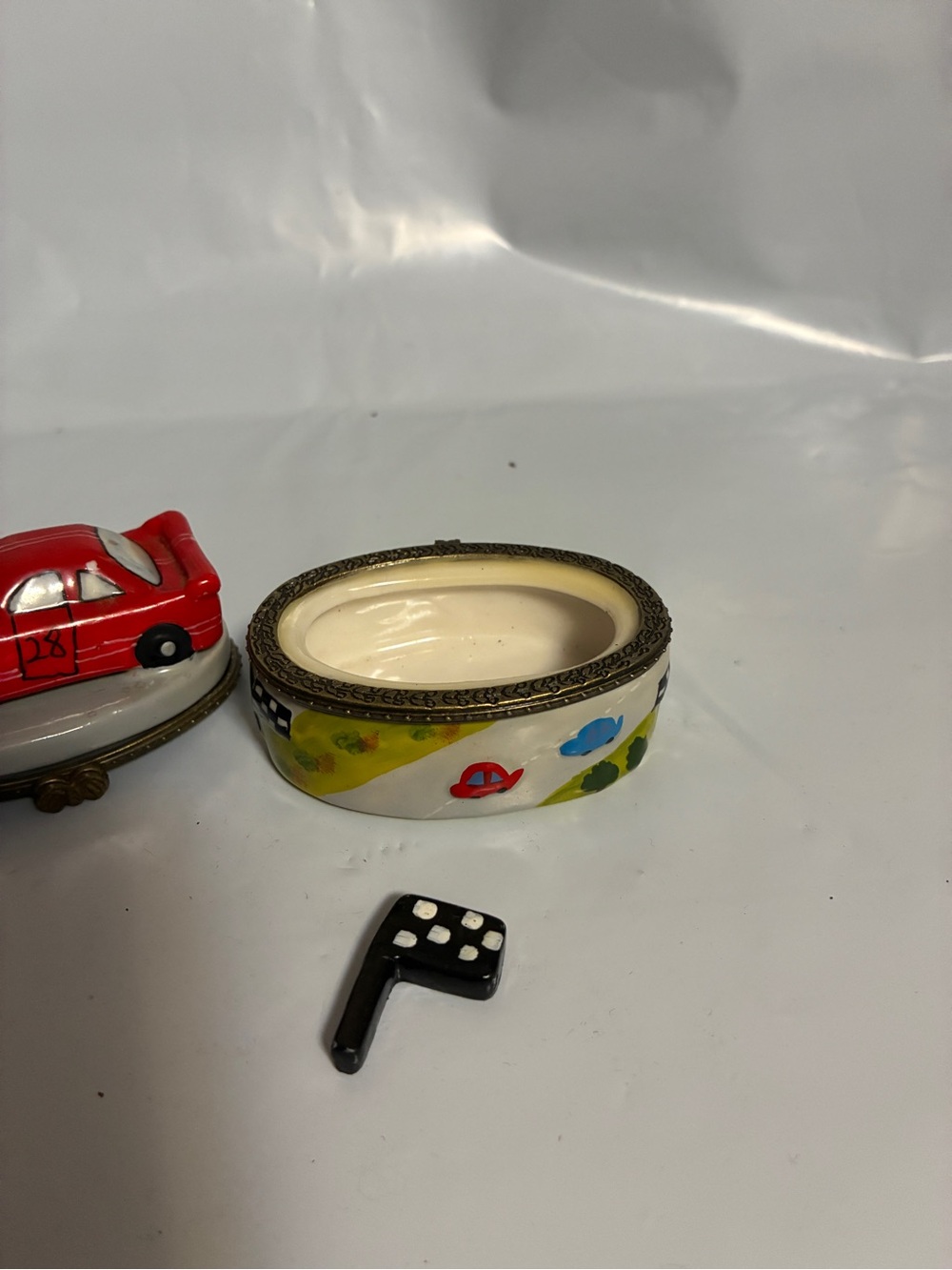 Kids Red Race Car Trinket Box - Decorative Accessory - Picture 7 of 11